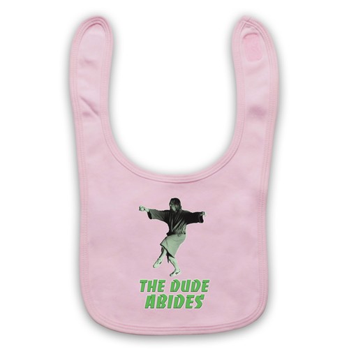 THE DUDE ABIDES UNOFFICIAL THE BIG LEBOWSKI COMEDY FILM BABY BIB CUTE BABY GIFT