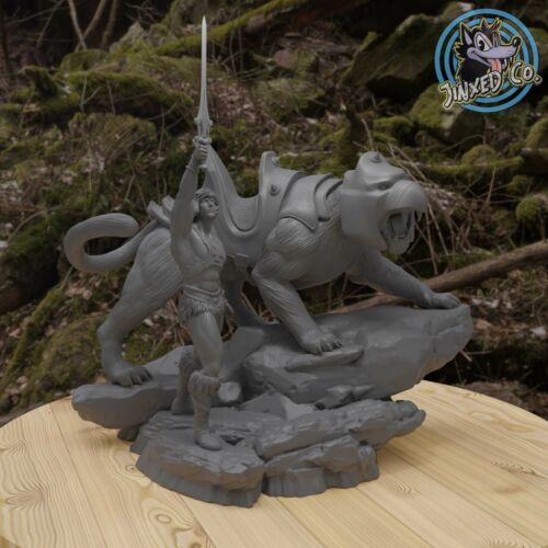 He-Man Masters Of The Universe Battle Cat Figure Custom Resin Model Kit DIY