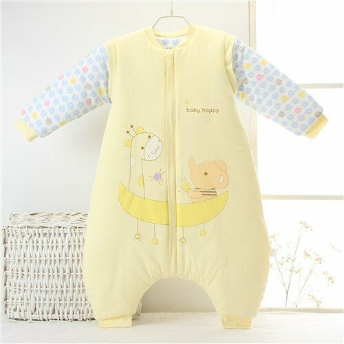 Kids Toddler Baby Winter Sleeping Bag with Detachable Sleeves 100/% Cotton Wrap