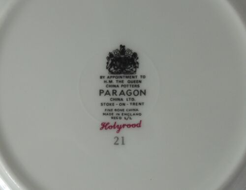 Marks paragon china Efineantiques Fine