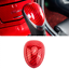 Red Carbon Fiber Gear Lever Shift Knob Cover Trim For Cadillac ATS ATS-L 14-2018