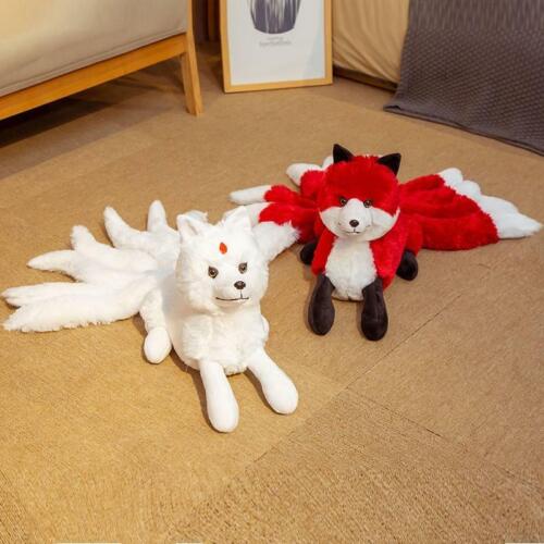 Details about   Kitsune Fox Stuffed Animal Nine Tails Fox Plush Toys 