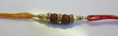 2 x Rakhi Brother Raksha Bandhan Friendship Wedding Bracelet Wrist Band