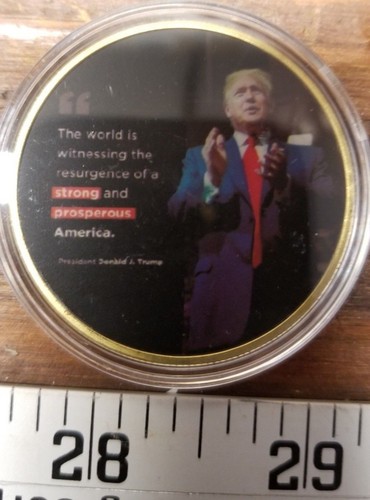 HEADS YOU WIN Gold Coin TAILS YOU WIN Donald J Trump 2020 Keep America Great