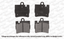 2000 2001 2002 Mercedes Benz S430 Max Performance Ceramic Brake Pads R