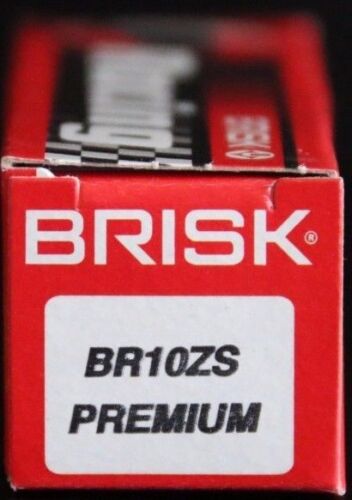 1X Brisk BR10ZS Spark Plug Kawasaki EN500 500 ER500 EX500 KLE500 ZR550 ZL600 NEW 