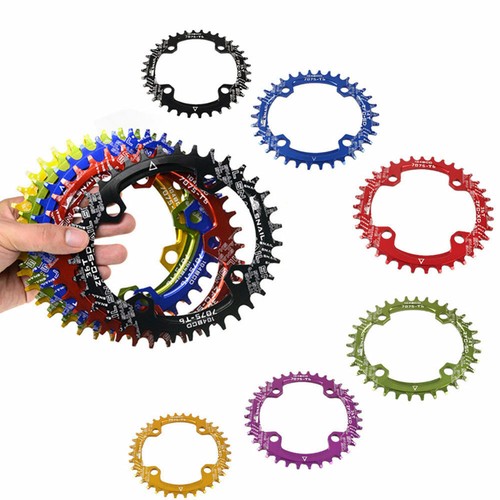 UK SNAIL 6Colors 104BCD 30-42t Round//Oval Cycling MTB Bike Chainset Chainring