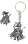Merlin Wizard Key ring And Pin Badge Boxed Gift Set Handcrafted In Solid Pewter 