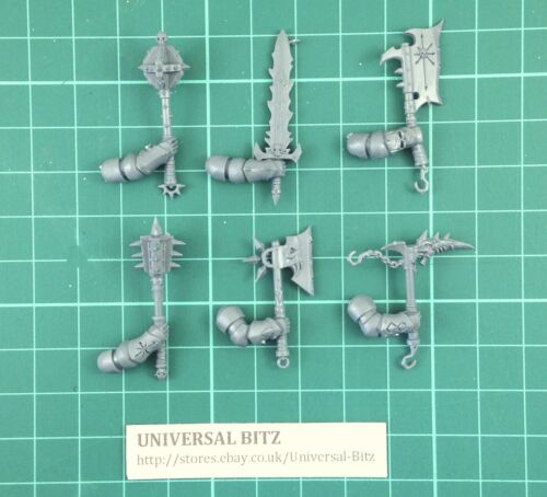Warhammer AOS Slaves to Darkness Chaos Warriors Knights Hand Weapons x 6 M1 F