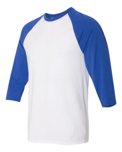 Hanes Mens 3//4 X-Temp™ Three Quarter Sleeve Baseball T-Shirt S-3XL 42BA
