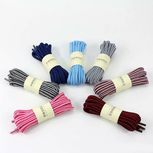 2Pairs ROUND Athletic Sport Hiking Work Boot Sneaker ShoeLace string Sports Toe