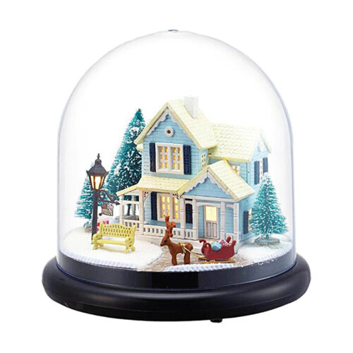 DIY Hölzernes Puppenhaus Miniatur Kit Cover Puppenhaus Möbel Rentier