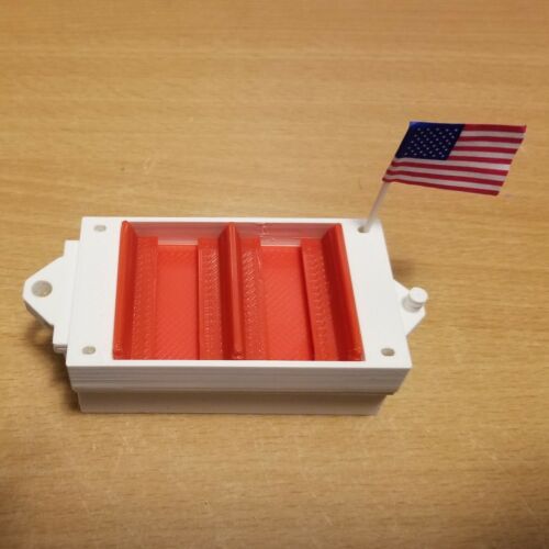 Custom Open Top Car Disney Monorail Play Set 3D Printed White Red /& Blue Seats