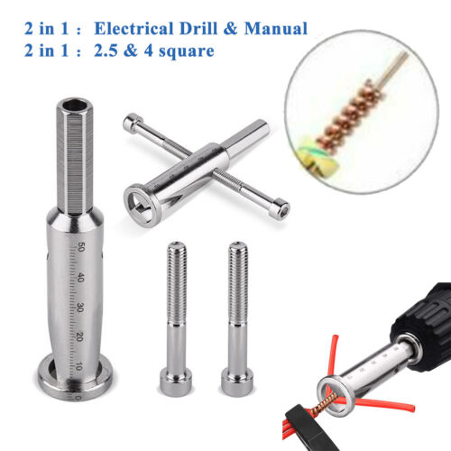 Wire-Twisting Werkzeug Manuell Maschine Doppelfunktion 2.5-4 Quadrat Elektriker
