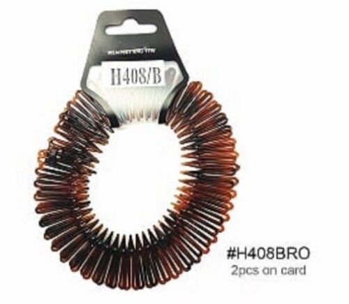 Spider Hair Combs 2 pcs Marron # H408BRO