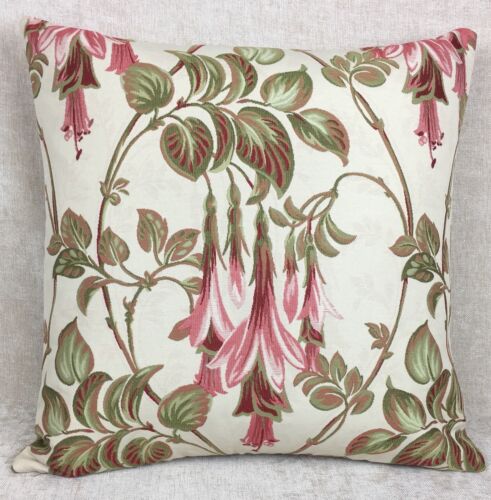 ILIV LIBERTY CHERRY FABRIC CUSHION COVER 20"x20” Floral Double Sided 