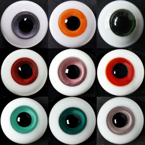 Wholesale 10 Pair 10mm Round BJD Glass Eyes for  BJD OOAK SD Pullip Doll