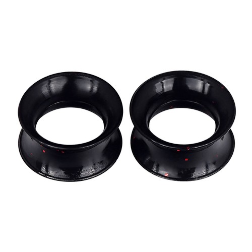 Ultra-Thin Soft Silicone Double Flared Flexible Tunnel Plugs Ear Gauges 2g-3//4/"