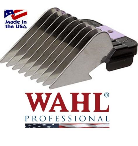 WAHL Stainless Steel Attachment GUIDE BLADE COMB*FIT Oster A5,Many Andis Clipper
