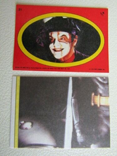 Topps Picture Card Series 1989 ~ BATMAN 132 Cards 22 Sticker Variants e6 