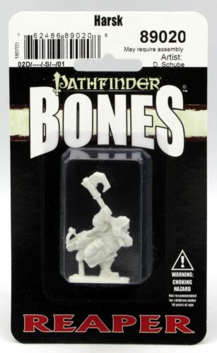 Reaper 89020 Harsk (Pathfinder Bones) Iconic Dwarf Ranger Warrior Barbarian Hero