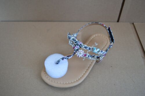 New in Box Sarah Jayne Shore Girl/'s Toddler Black Plum Sandals