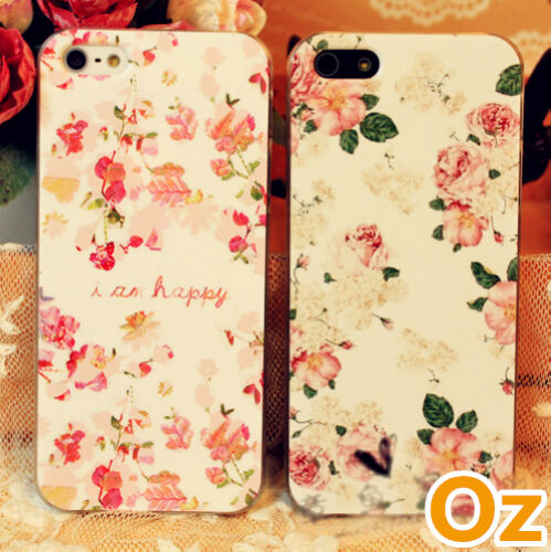 Floral Case for iPhone SE//5//5S Retro Flowers Quality Phone Case WeirdLand