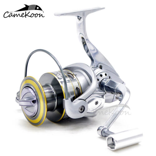 CAMEKOON Spinning Fishing Reel w/ Powerful Metal Body 5.2:1 Saltwater Surf Reel 