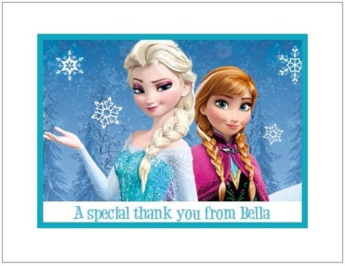 Frozen #6 ~ Personalized Note//Thank You Cards