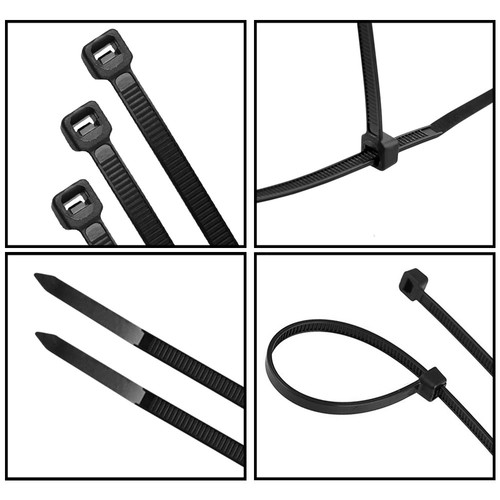 4/" 6/" 8/" 12/" Cable Ties Zip Tie Pack Assorted Color Self Locking Nylon Organizer