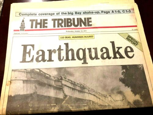 U Pick SF Quake 911 Nuke Challenger Saddam Son of Sam World Events Newspaper