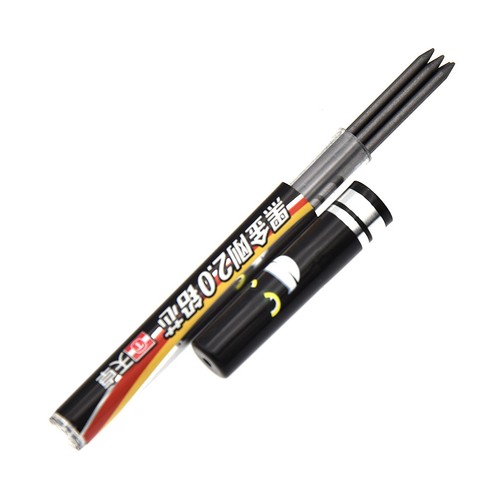 Druckbleistift Fallminenbleistift mit Anspitzer Schreibwaren 2B Minen 2mm 1 Set