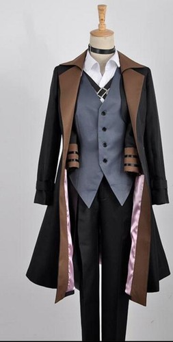 Anime Bungo Stray Dogs Chuya Chuuya Nakahara Cosplay Costume Full Set Custom