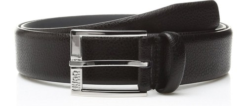 HUGO BOSS Mens C-Elloy Embossed Leather Belt New w//Tags MSRP $75