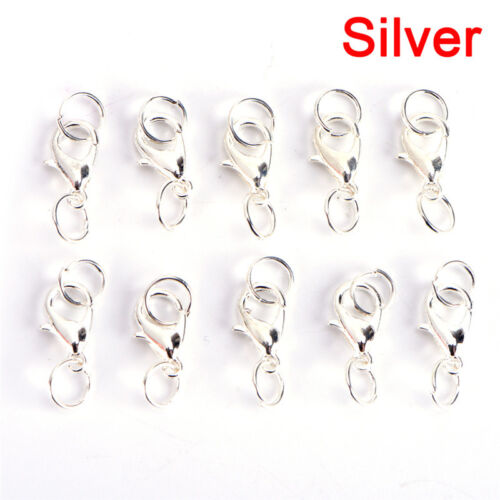 20PC/Set Alloy Lobster Clasps Claw Jewelry Hook Making DIY Necklace FG 