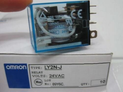 Lot of 10pcs Omron Relay LY2NJ LY2N-J 24VAC coil new in box Free ship