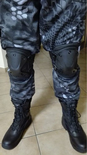 Knee And Elbow Protection Adjustable Gear Tactical Combat Airsoft Cover