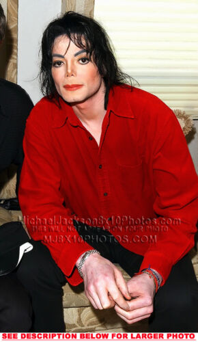 RARE 8x10 PHOTO MICHAEL JACKSON AT HOME IN 2002 1