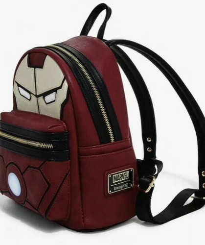 NEW WITH TAGS Loungefly Marvel Iron Man Light-Up Arc Reactor Mini Backpack