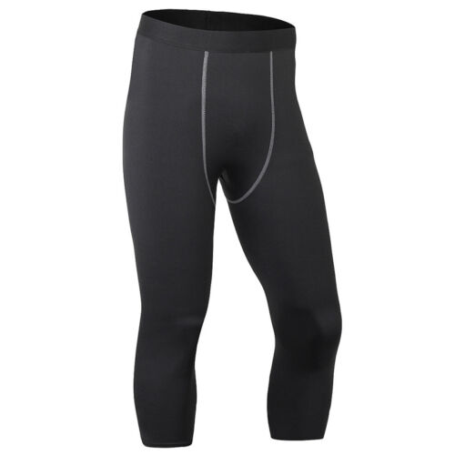Mens Compression Base Layer Skin Tight Sport Gym Workout Joggers Pants Trousers. 