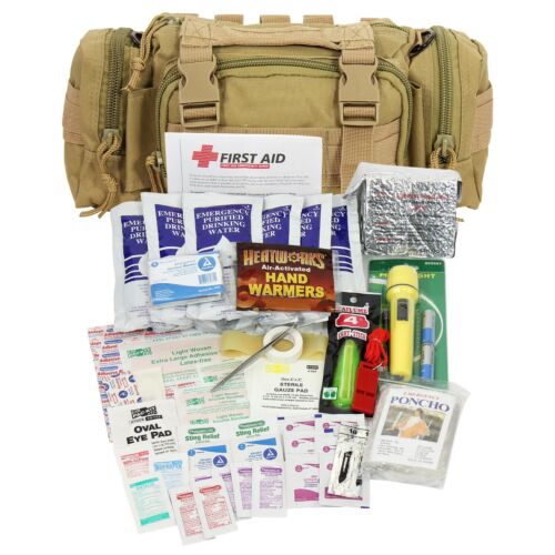 Outdoor Camping Hiking Prepper Survival Molle Backpack Disaster Kit First Aid