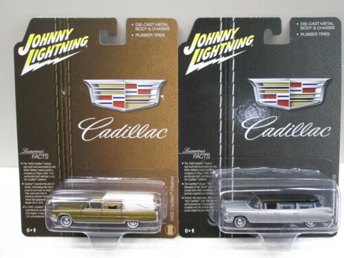 TWO (2)  CADILLAC HEARSES with RR&#039;s HOBBY EXCLUSIVE SPECIAL EDITION @FREE SHIP@