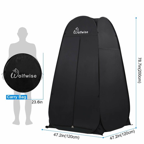 Camping Toilet Tent Pop Up Shower Privacy Tent for Outdoor Changing Dressing