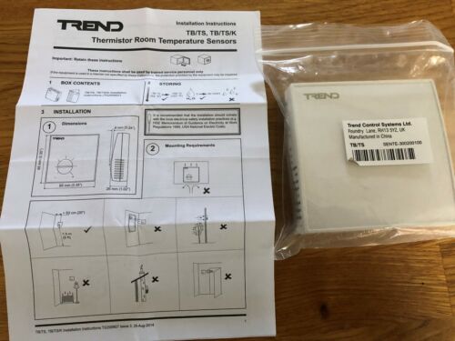 TREND TB//TS Thermistor Room Temperature Sensors TG200604 Wall Mounted
