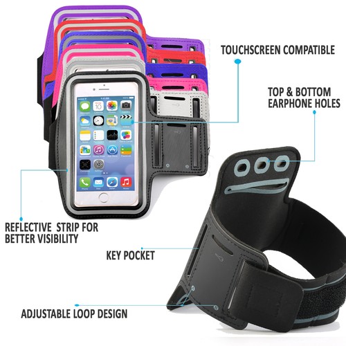 Fitness Laufen SPORTS Workout Armband Training Handy Hülle Für Alle Galaxy