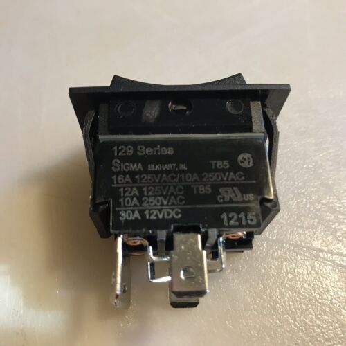 Sigma 129 series T85 Rocker switch New Old Stock  1215 Slide Out Awning 