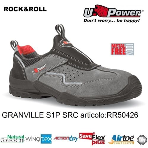 UPOWER SCARPE ANTINFORTUNISTICA GRANVILLE S1P SRC U-POWER RR50426 Rock/&Roll
