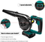 Cordless Blower Vacuum with 20V MAX 2.0Ah Bat NEU MASTER Compact Jobsite Blower