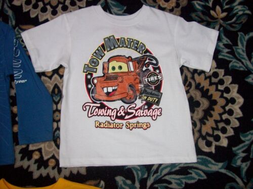 Disney Shirt Cars Toy Story Crew Neck Short Long Sleeve Boys 3T 4Toddler New 