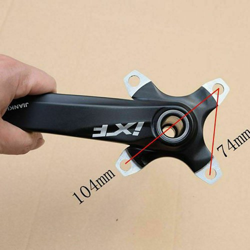US STOCK Single//Double//Triple 7//8//9//10//11s 104bcd Crankset MTB Bike Crank set BB